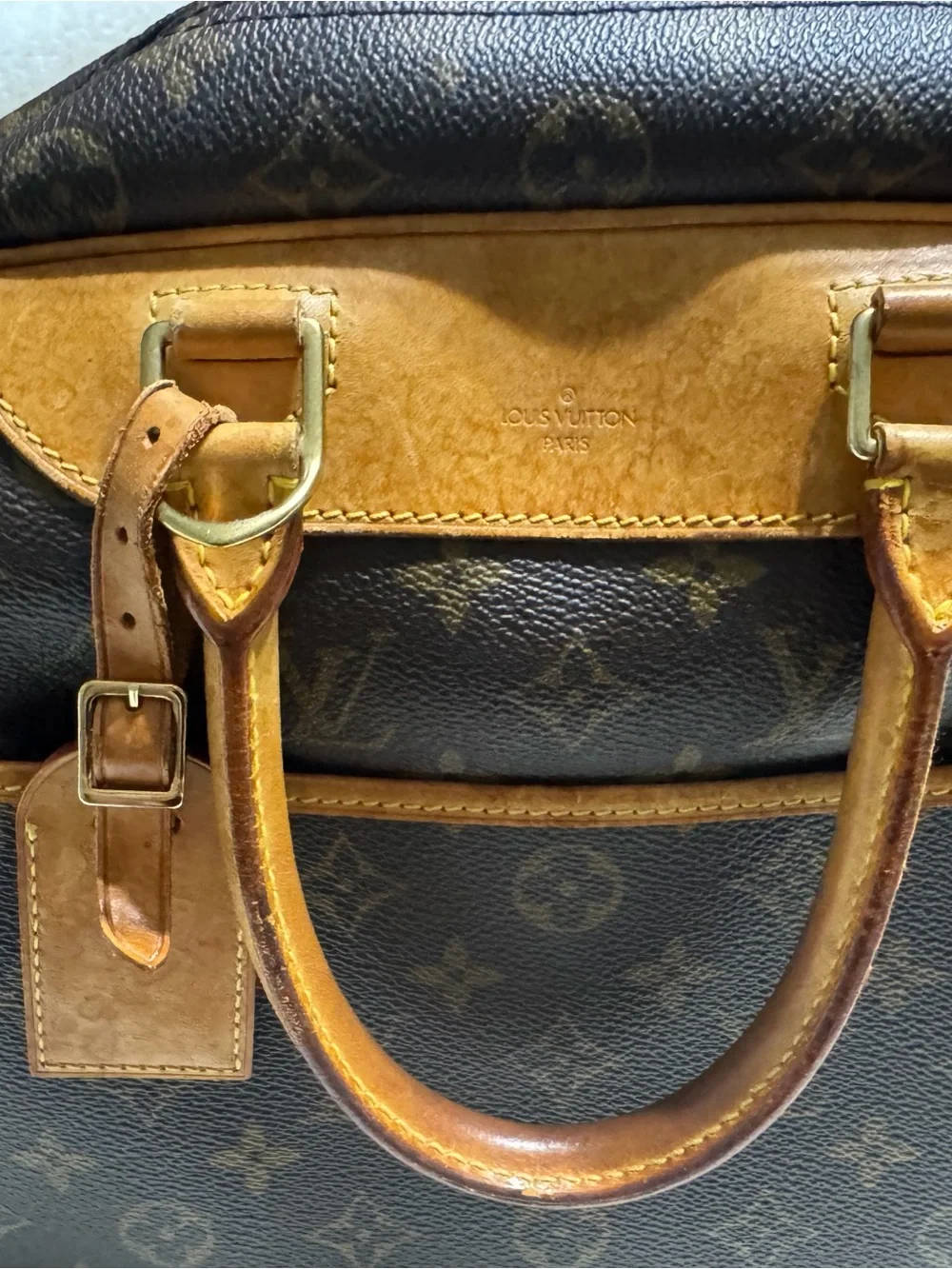 Louis Vuitton Interior Canvas with Vachetta Leather Trim Deauville